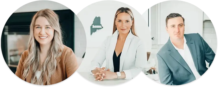 The Collective Real Estate Co team – Amber Purty Diphilippo, Nicole Mueller, and Ryan McQuaid